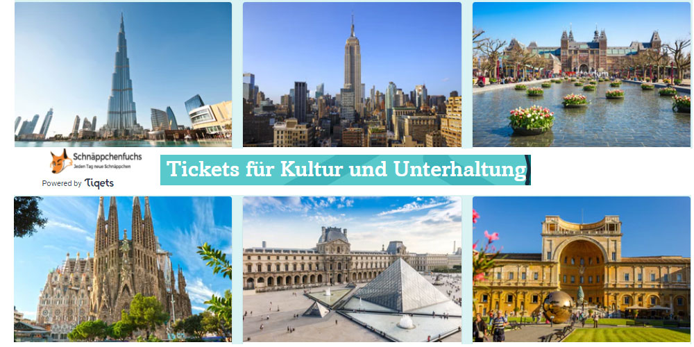 Wieder da! Exklusiver 10% Gutschein bei Tiqets.com - Sehenswürdigkeiten günstiger, z.B. Berliner Fernsehturm ohne Anstehen für 18€