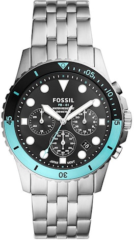 Fossil FB-01 für 54€ – Herrenuhr mit Datumsanzeige aus Edelstahl