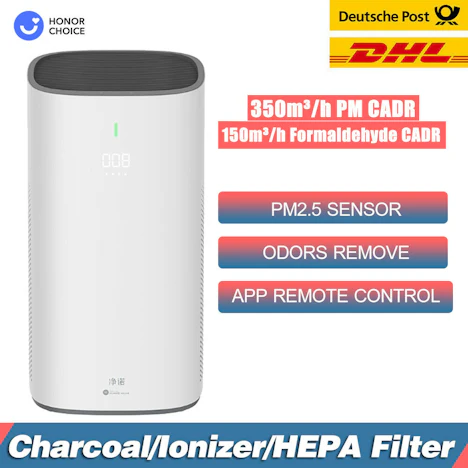 HEPA Air Purifier Luftreiniger Leiser Luftfilter Smart APP Control