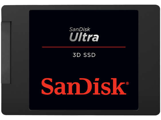 SANDISK Ultra® 3D Solid State Drive, 1 TB SSD, 2.5 Zoll für 104,- EUR inkl. Versand