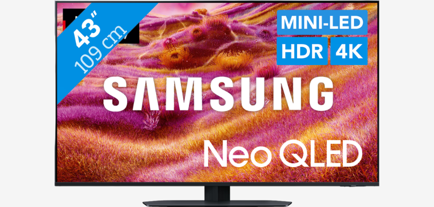 Kompakter Premium-TV zum Top-Preis! 📺 Samsung QN90F Neo 43″ QLED 4K Smart TV für 679€ 🍿