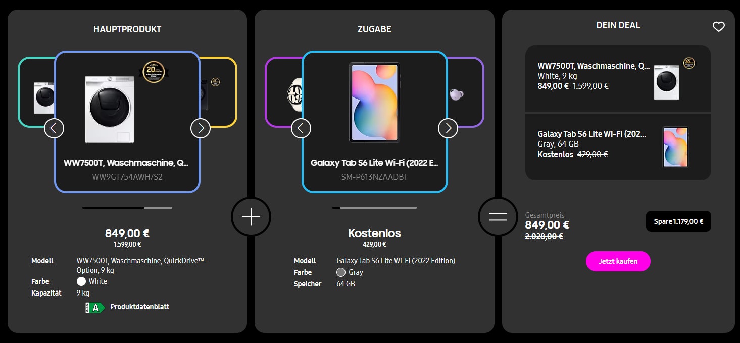 Samsung-Black-Week-Waschmaschine