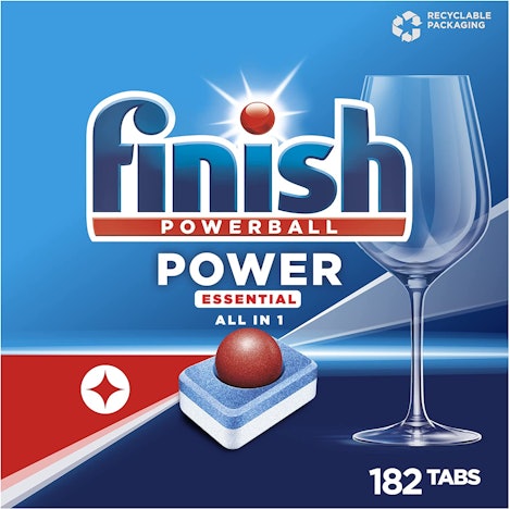 Finish Power Essential für 20€ - All-In-1-Spülmaschinentabs im Gigapack mit 182 Stück