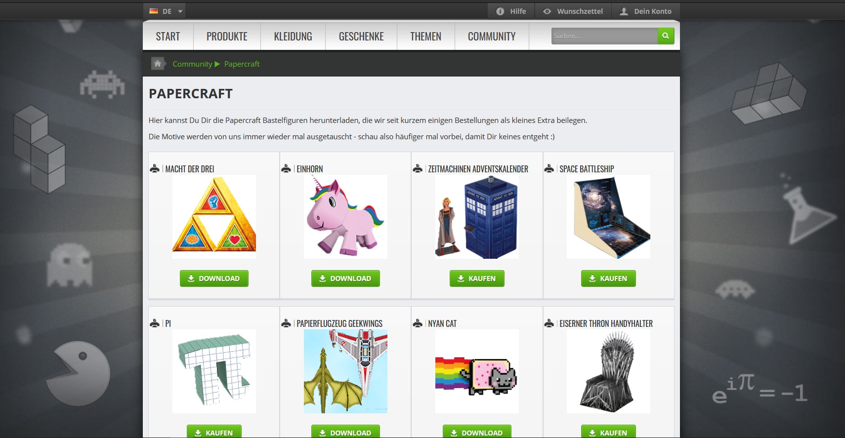 getDigital gratis Papercrafts