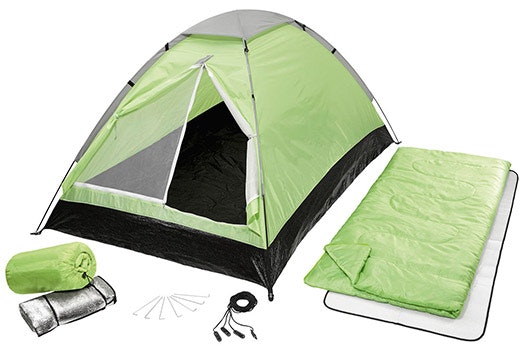 Günstiges 6-teiliges Zelt-Set für 2 Personen ab 26€ - Vor allem festivaltauglich *UPDATE*