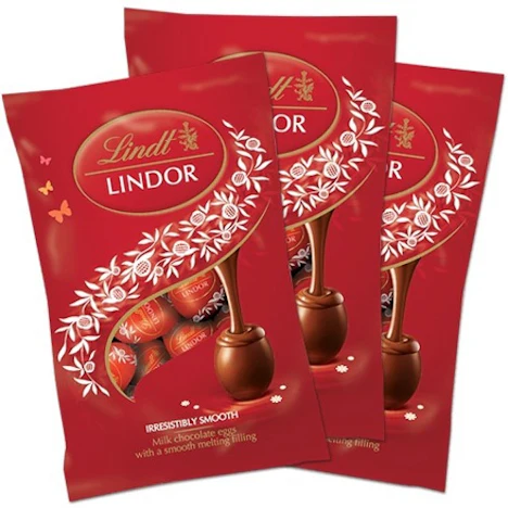10 Packungen mit Lindor Schokoladeneiern von Lindt inklusive Versand 17,95€