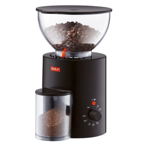 Bodum Antigua elektrische Kaffeemühle schwarz für 89,99 EUR zzgl. Versand statt 164,95 EUR!