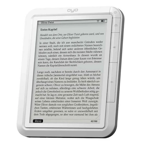 Oyo eBook Reader für 16€ - generalüberholt