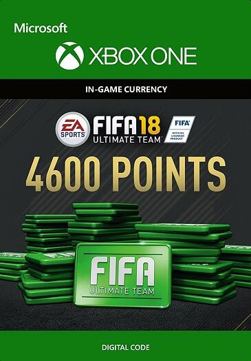 FIFA 18 Ultimate Team 4600 Points XBOX ONE Digital Code für 26.99 EUR