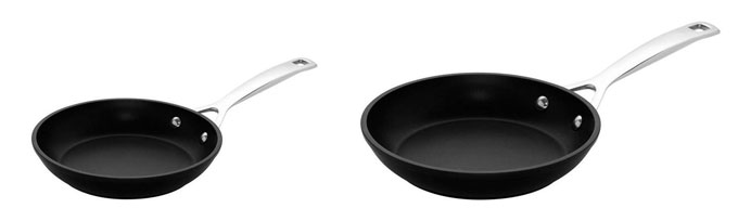 Le Creuset Pfannenset für 120€ – hochwertige Aluminiumpfannen