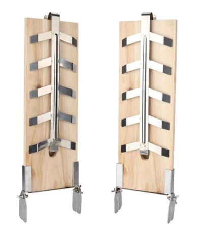 BMOT Flammlachsbrett Lachsbrett 2er Set, Brett 1,5 x 46 x 15,5 cm