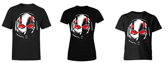 Ant-Man And The Wasp Scott Mask T-Shirt für 11€ - für Damen, Herren oder Kinder