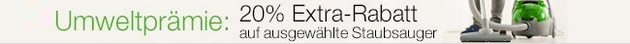 20% Rabatt auf ausgewählte Staubsauger bei Amazon - z.B. AEG Ultra Silencer Usenergy für 144€