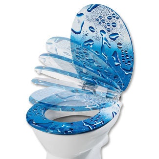 Design WC-Sitz aus MDF mit Absenkautomatik @Norma