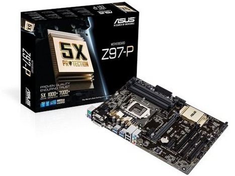 Preisfehler? Asus Z97-P Mainboard Sockel LGA1150 für 43€ - 4x DDR3-Ram, PCIe 3.0/2.0 x16, 4x SATA