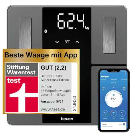 Beurer BF 500 Körperfettwaage für 24,99 €: Mehr als nur das Körpergewicht