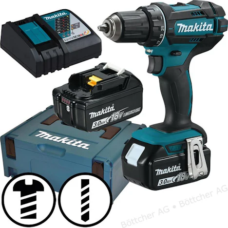 Makita DDF482RFJ + 2x 3Ah Akku + Ladegerät für 164,40 EUR inkl. Versand