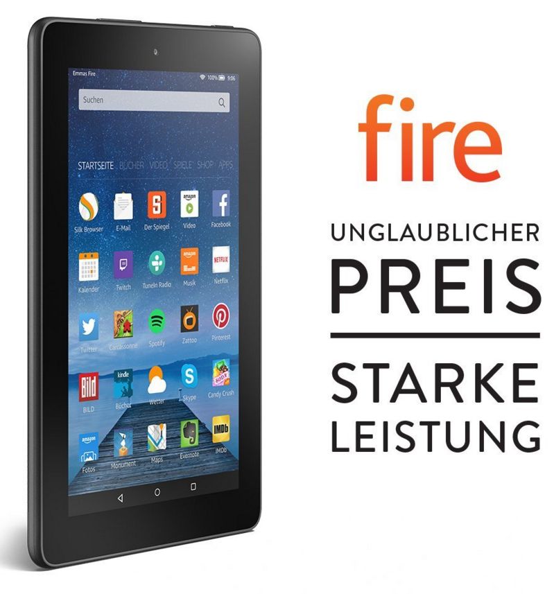 Amazon Fire Tablet 7" (2015) ab 28€/34€ - Tablet mit Quad-Core Prozessor und 8GB/16GB Speicher