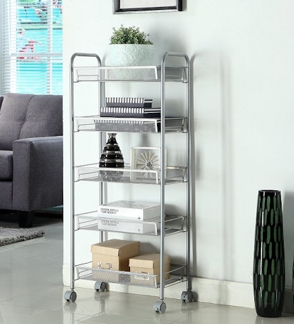 5-Etagen Universal Rollwagen Badwagen Küchen Haushalts für 24€