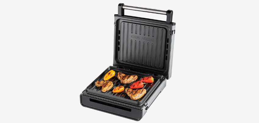 George Foreman Kontaktgrill für 40€ - raucharm, Antihaftbeschichtung, 1.500 Watt