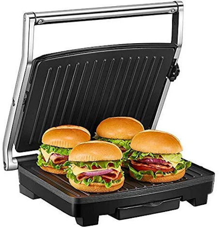 Sandwichmaker, 4-Scheiben 2000W, mit Temperaturregelung