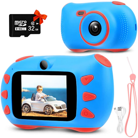 Rumia Digital-Kinderkamera mit Display und 20 MegaPixel und 32GB für 21,99€ (statt 37€)