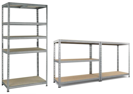 Toom Schwerlastregal (180x92x46cm) für 25€ – 5 Böden mit je 265kg Tragkraft, Abholung