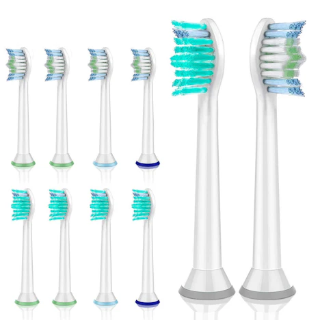 50% Rabatte 10er Pack Aufsätze für Philips Sonicare Zahnbürstenaufsatz