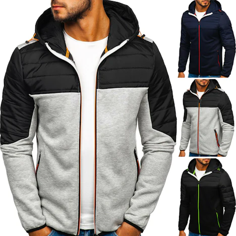 Übergangsjacke Sweatjacke Sweatshirt Steppjacke BOLF 4D4 für 21,45 Euro