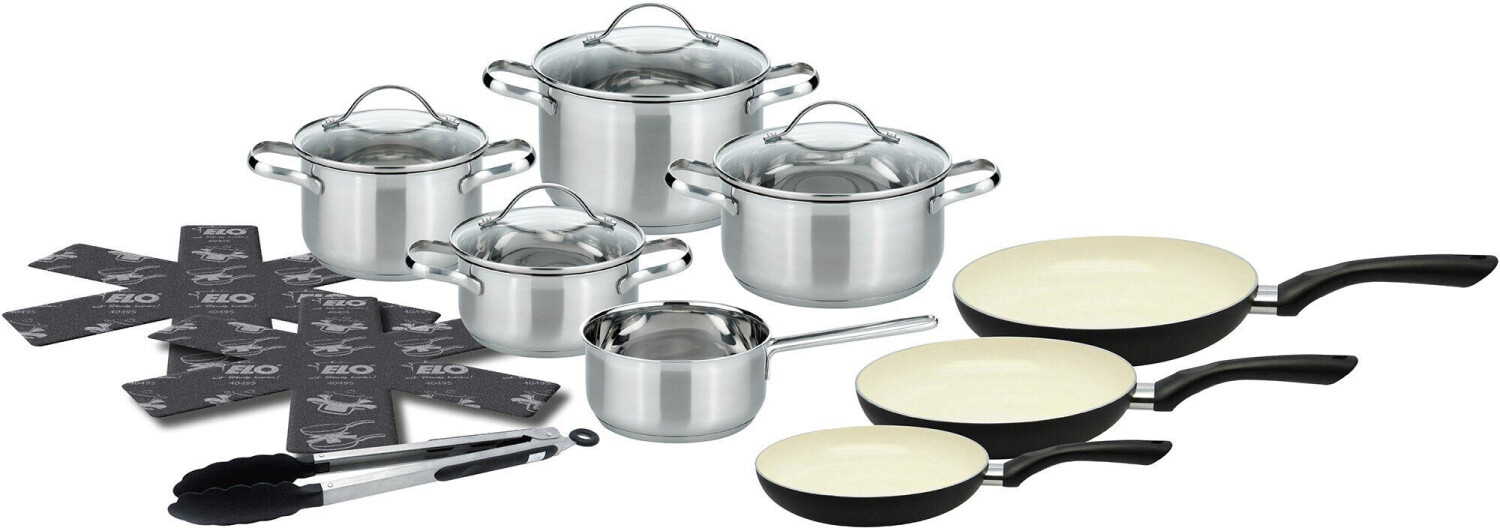 90,49€ auf Elo Meine Küche Topf-Set 15-teilig silber sparen