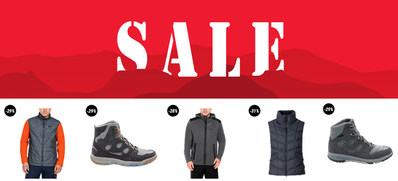 Sale bei Jack Wolfskin - mit 10€ Newsletter-Gutschein kombinierbar