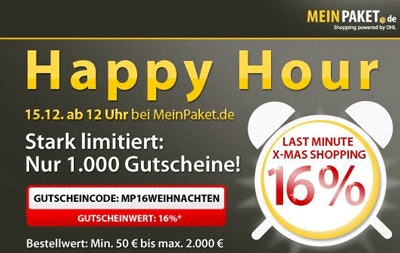 16% MeinPaket Gutschein - z.B. HTC Desire S für 235€