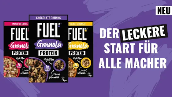 Marktguru: 1,50 € Cashback auf FUEL10K Granola