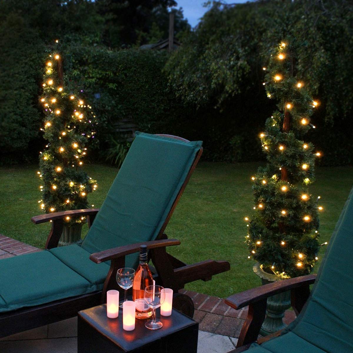 Lichterkette Wasserdichte 40 LEDs Sternenbälle 4 Meter