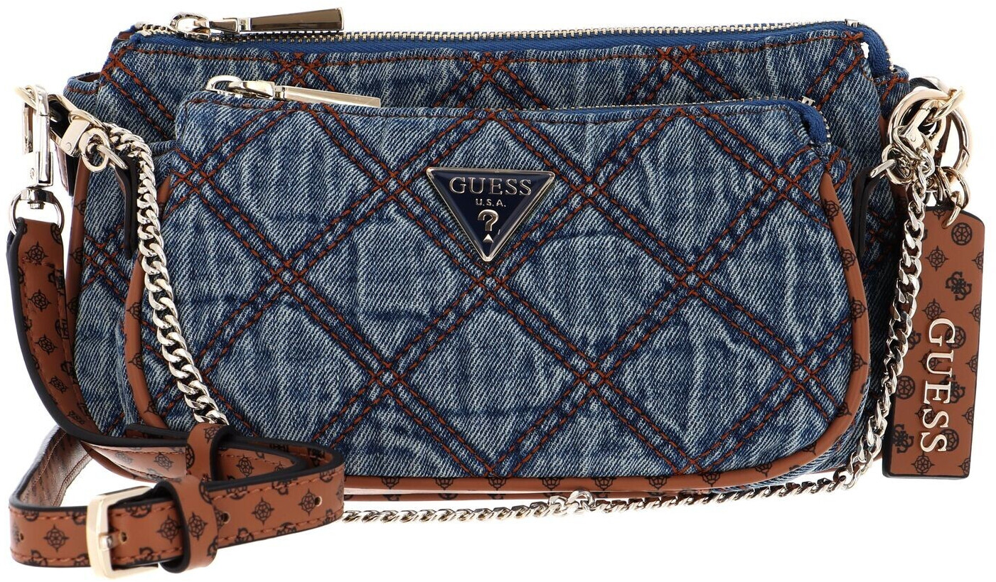 Guess Arie Double Pouch Crossbody Denim Quilt: Spart 10,80€