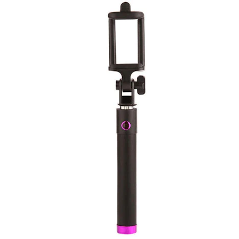 Selfie Stick-Kabel Fernbedienung Selbstporträt Einbeinstativ Ausziehbare Selfie Hand Sticks