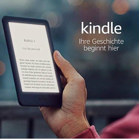 Der neue Kindle, jetzt mit integriertem Frontlicht – mit Spezialangeboten ab 59,99 €