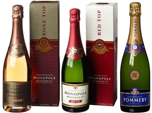 Marken Champagner reduziert