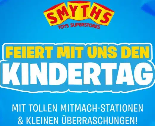 Aktion Kindertag bei Smyths Toys am 30.05.26