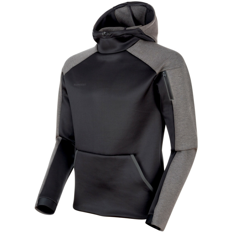 Aktion: Mammut Logo Hoody  Midlayer Pullover Hooded Men (1014-00790) Black für nur 83,94€ statt 99,99€