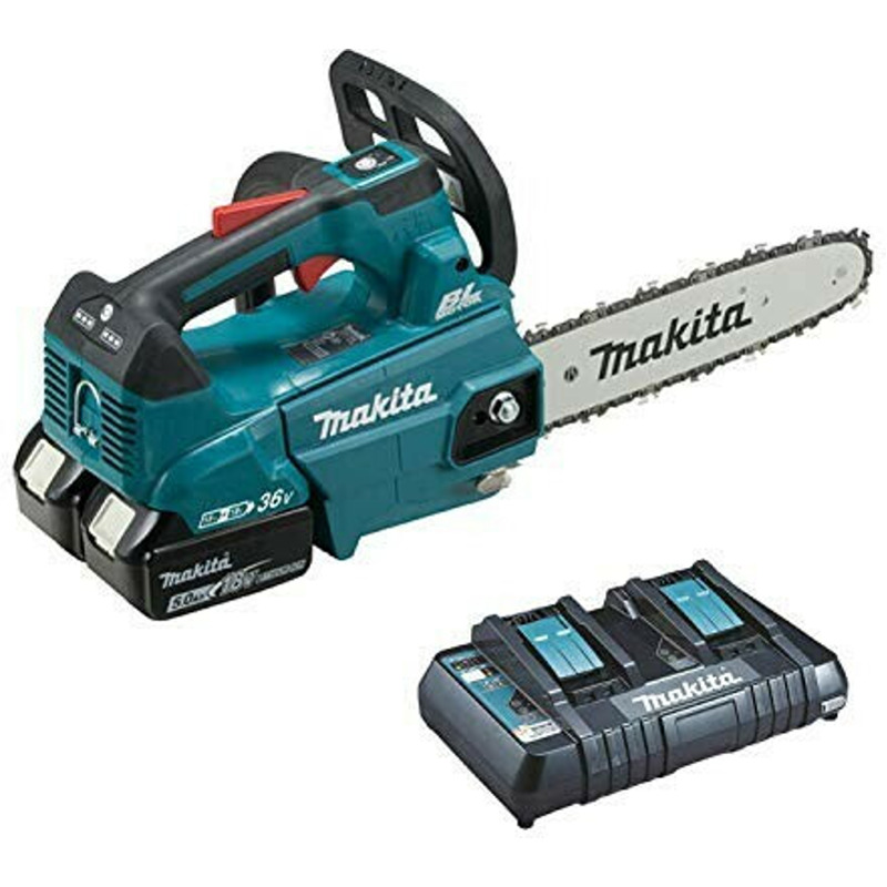 Makita DUC256 PT2 (2 x Akku 5 Ah + Doppel-Ladegerät) 34% reduziert