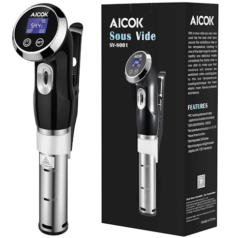 Sous Vide Garer 1500 W Präzisionskochtopf Edelstahl für 54,99€