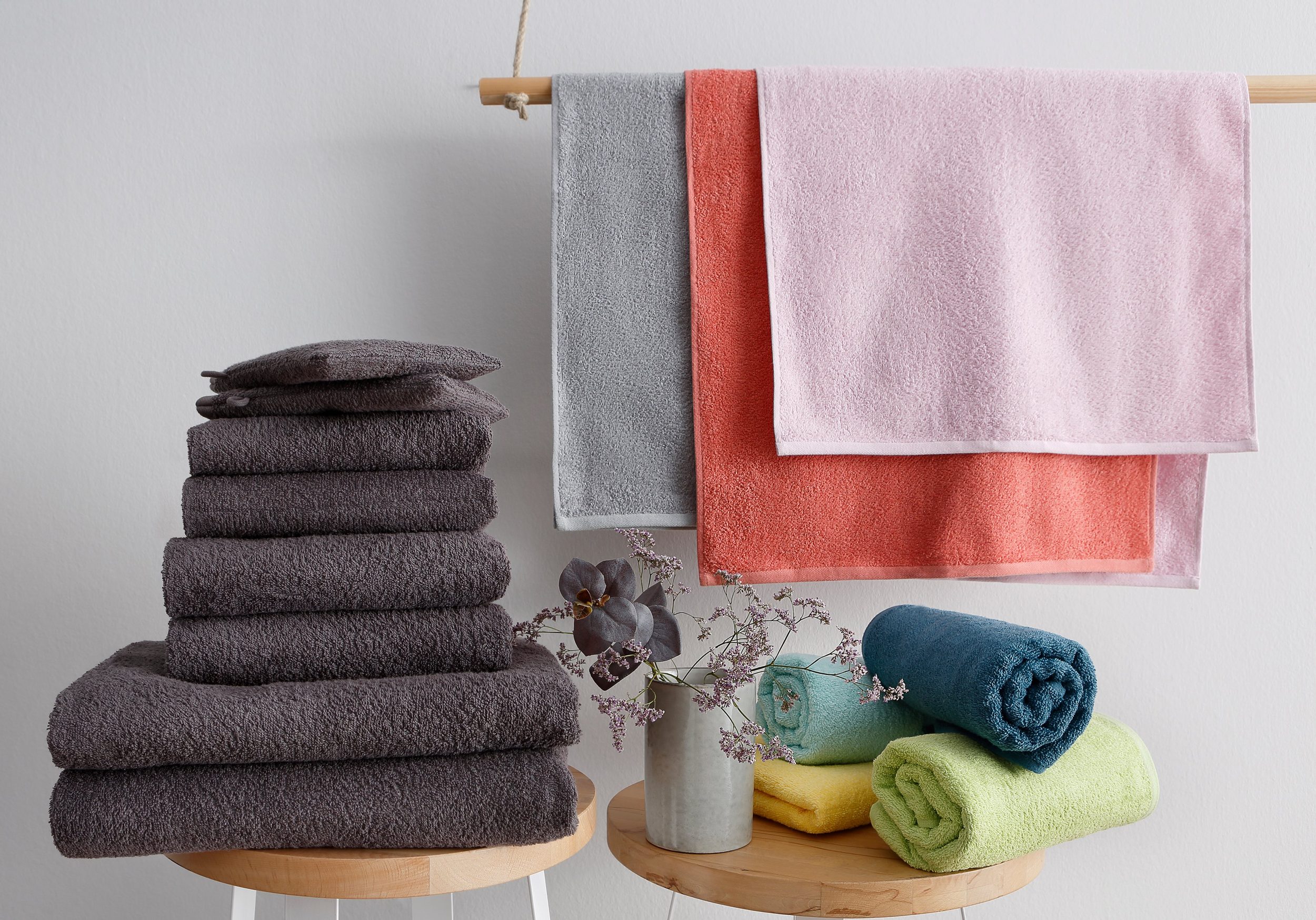 Handtuch Set »Neele« (Set, 8-tlg), aus reiner Bio Baumwolle