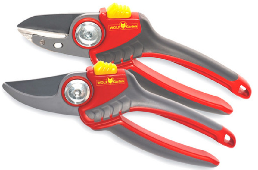 Wolf-Garten RS 4000 Amboss + RR 4000 Bypass für 25€ – Gartenscheren-Set für Äste von 22-25mm