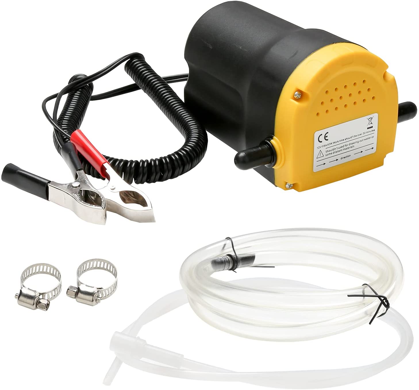 Clanmacy 60W Kraftstoffpumpen, 12V Ölpumpe, 4l/min