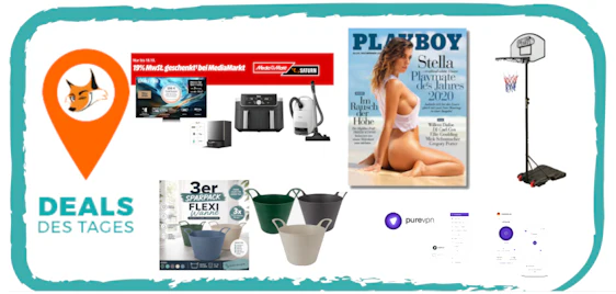 Deals des Tages ✔️ Top 5 Highlights: Angebote & Schnäppchen 🦊
