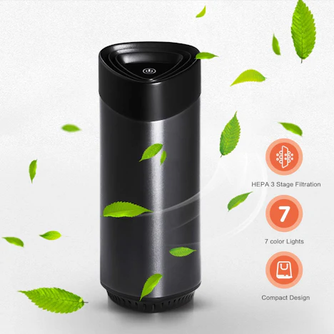 Luftreiniger Ionisator mit HEPA Filter und Aktivkohlefilter für nur 20,27€ statt 38,99€