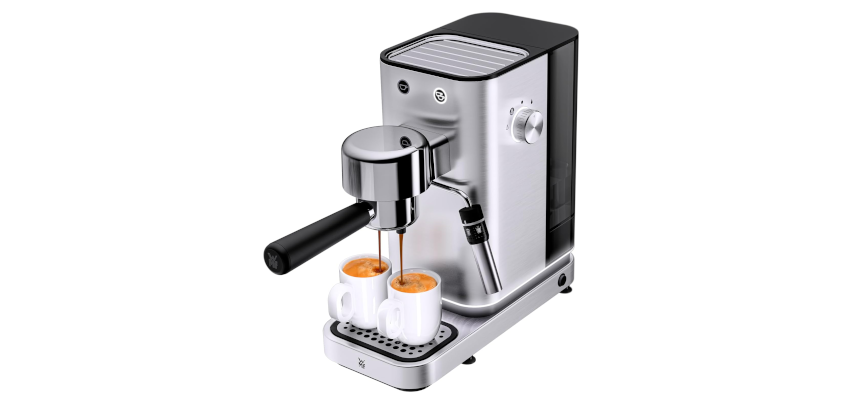 WMF Lumero Espressomaschine für 160€ - Siebträger mit 1.400 Watt, 3 Einsätze, Milchaufschäumdüse &amp; 15 bar