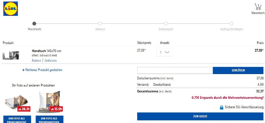 Lidl Fotos Gutschein