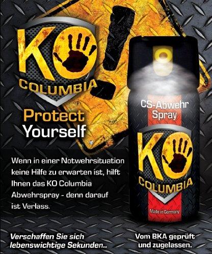 KO CS Verteidigungsspray / Original Columbia KO-CS Abwehrspray Verteidigungsspray - 40ml - Made in Germany!